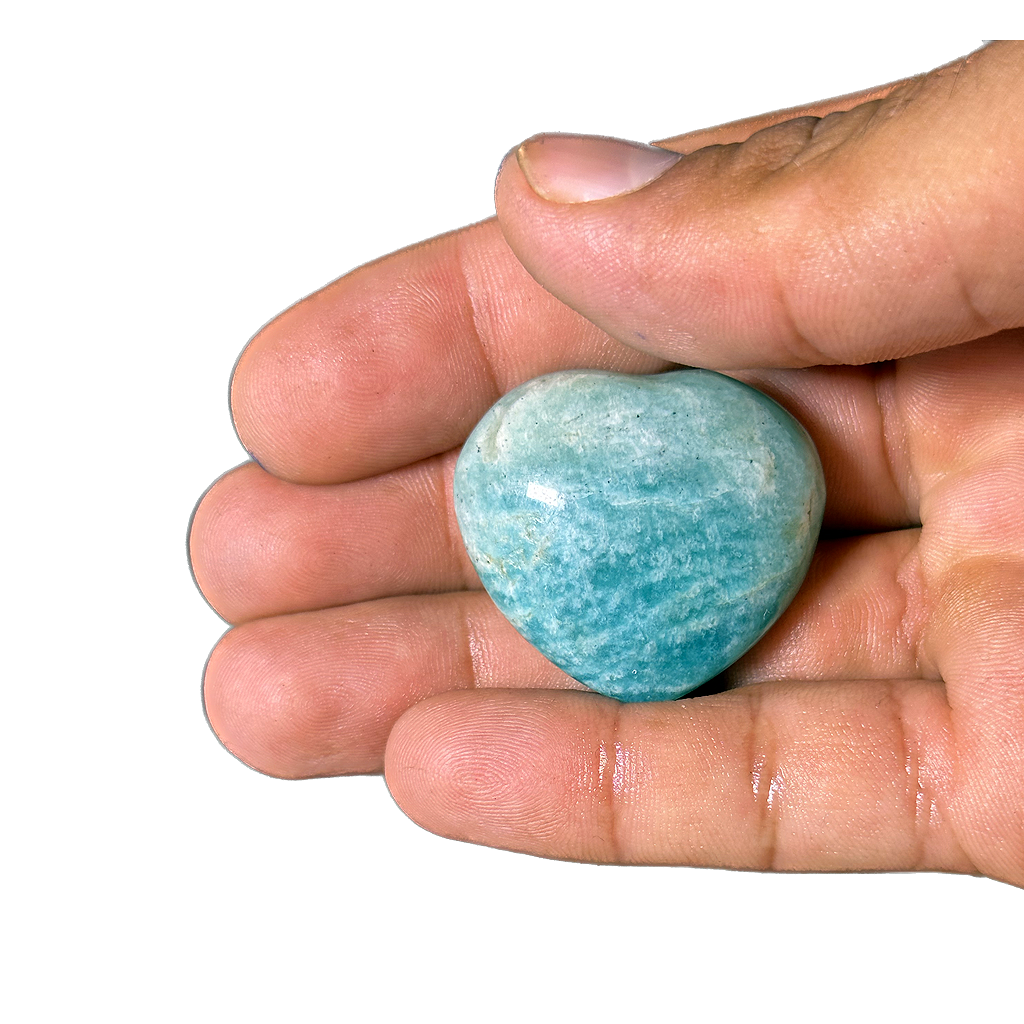 Amazonite Heart