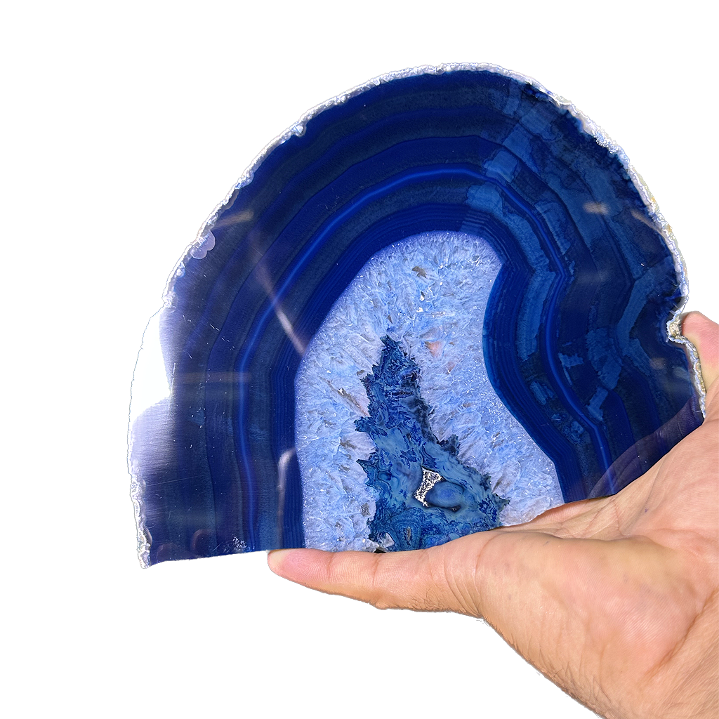 Dyed Agate Plate