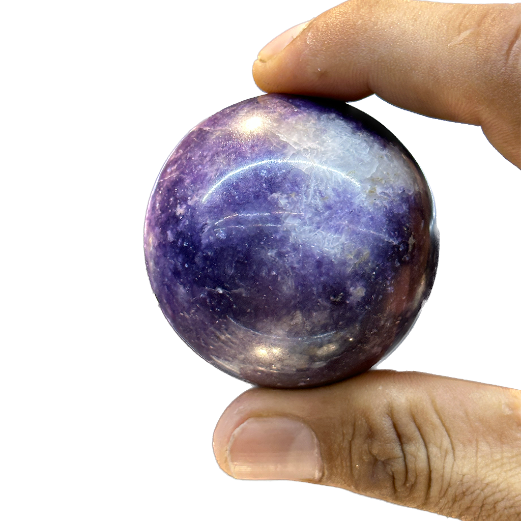 Lepidolite Sphere