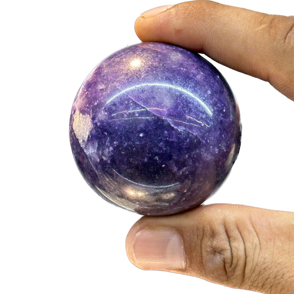 Lepidolite Sphere