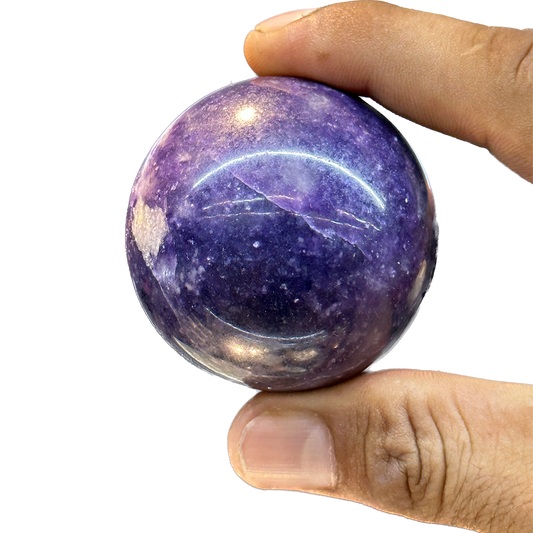 Lepidolite Sphere