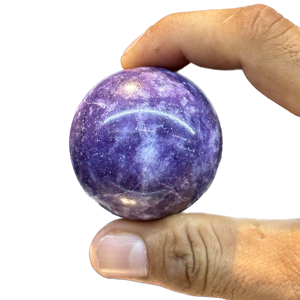 Lepidolite Sphere