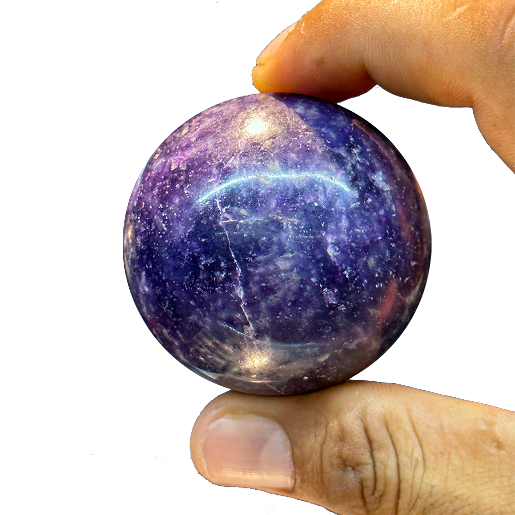 Lepidolite Sphere