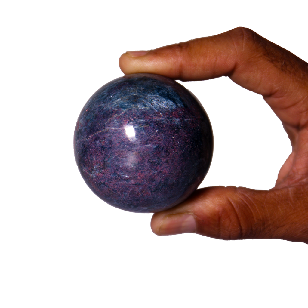 Ruby in Kyanite Sphere