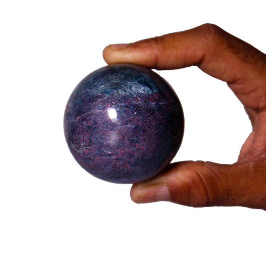 Ruby in Kyanite Sphere