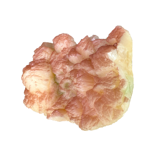 Stilbite with Light Green Apophyllite & Celadonite