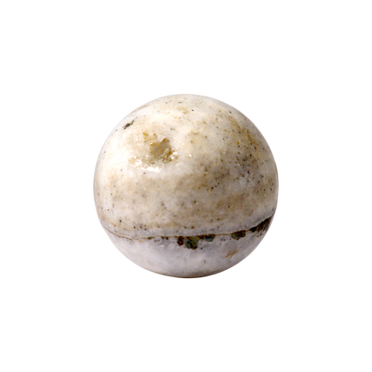 Pyrite in Quartz Sphere