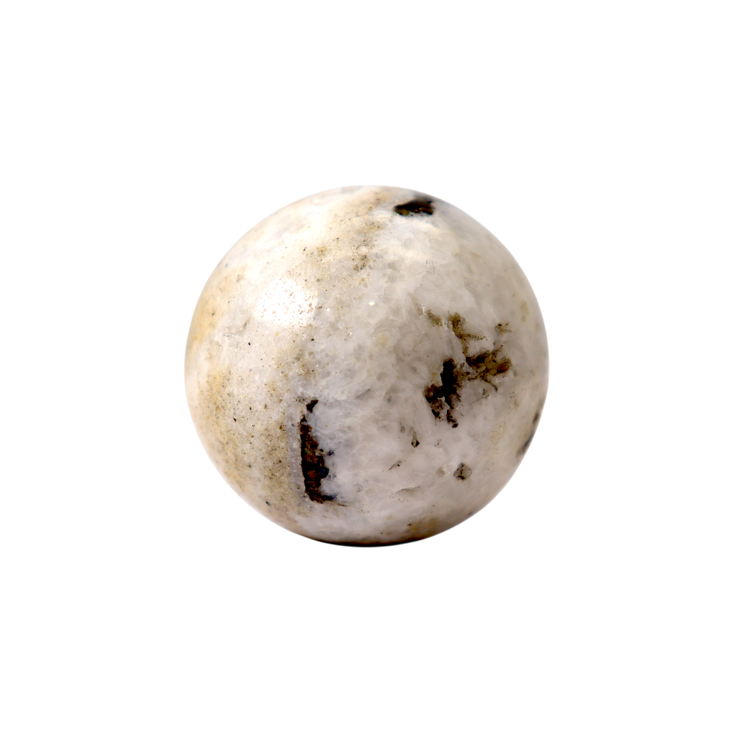 Pyrite in Quartz Sphere