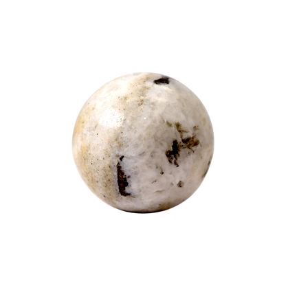 Pyrite in Quartz Sphere