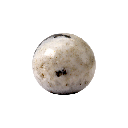 Pyrite in Quartz Sphere