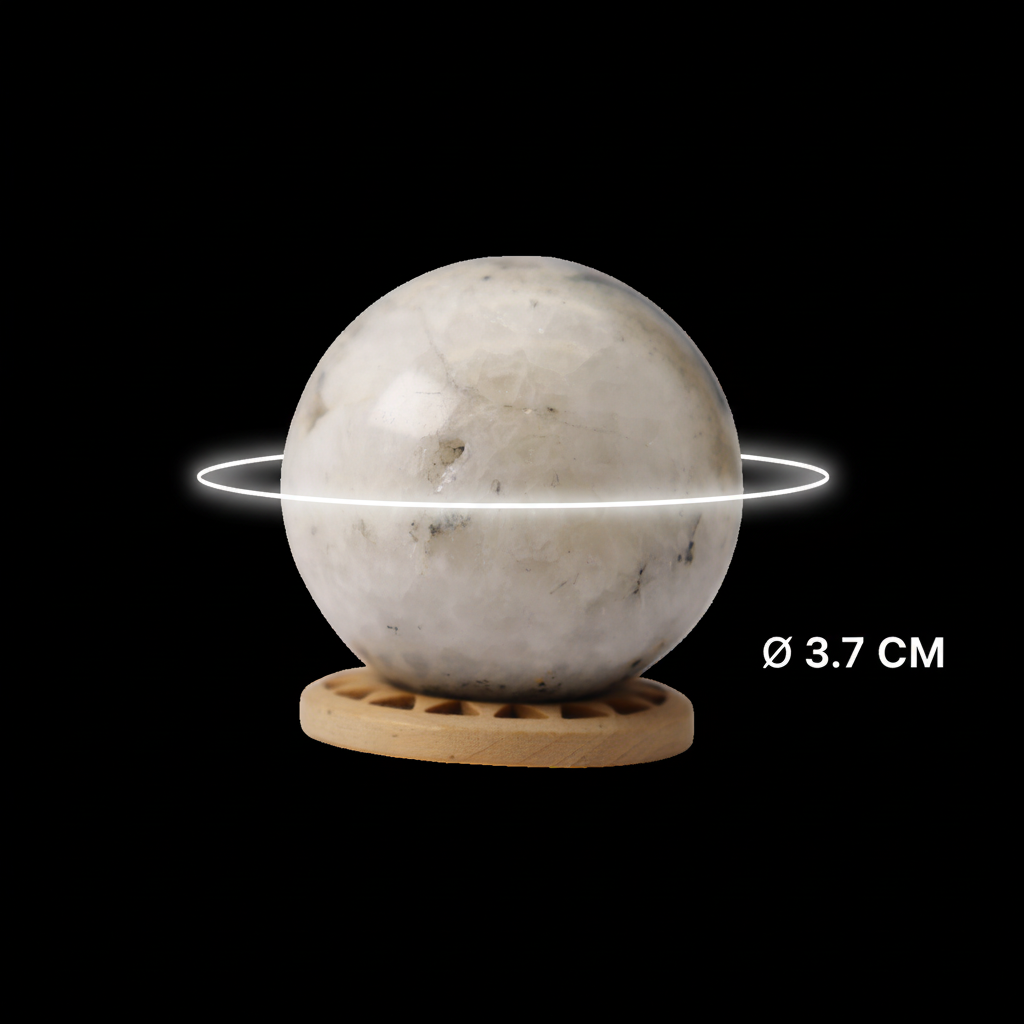 Pyrite in Quartz Sphere