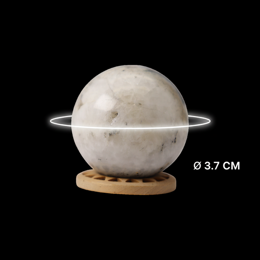 Pyrite in Quartz Sphere