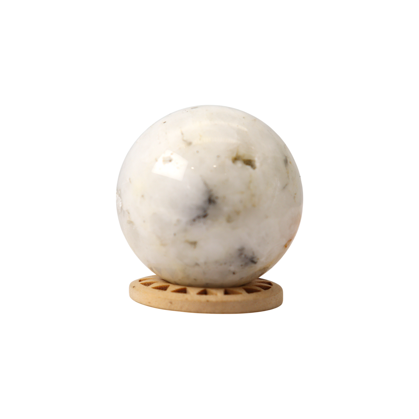 Pyrite in Quartz Sphere