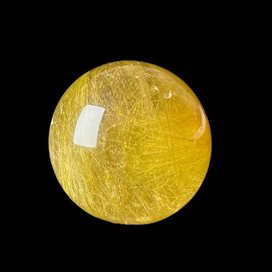 Golden Rutile Sphere