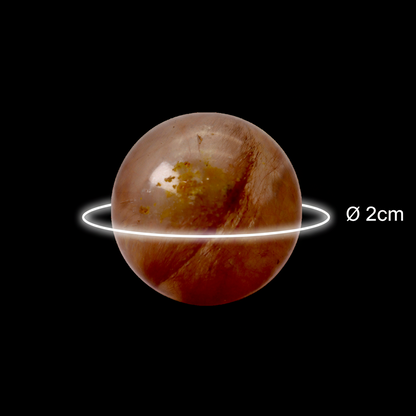 Red Rutile Sphere