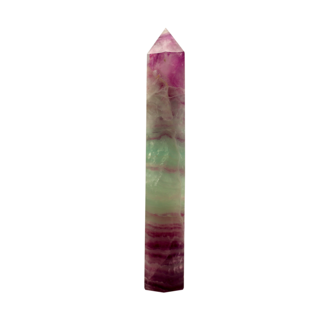 Multi Coloured Flourite Tower