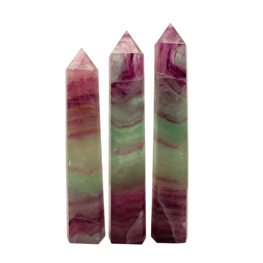 Multi Coloured Flourite Tower