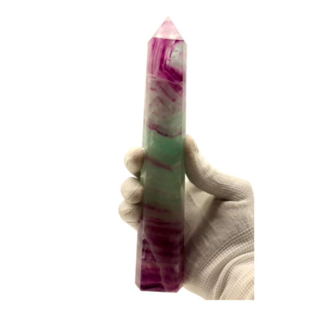 Multi Coloured Flourite Tower