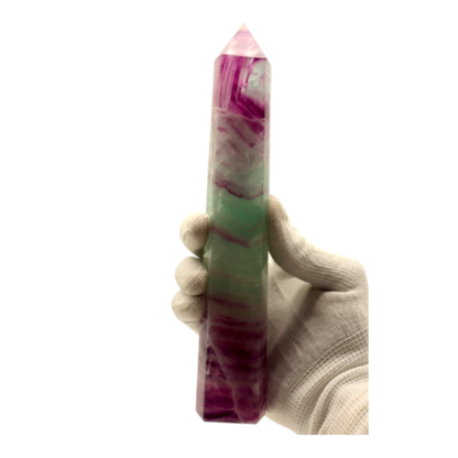 Multi Coloured Flourite Tower