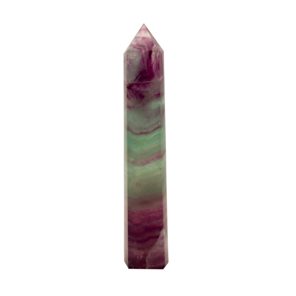 Multi Coloured Flourite Tower