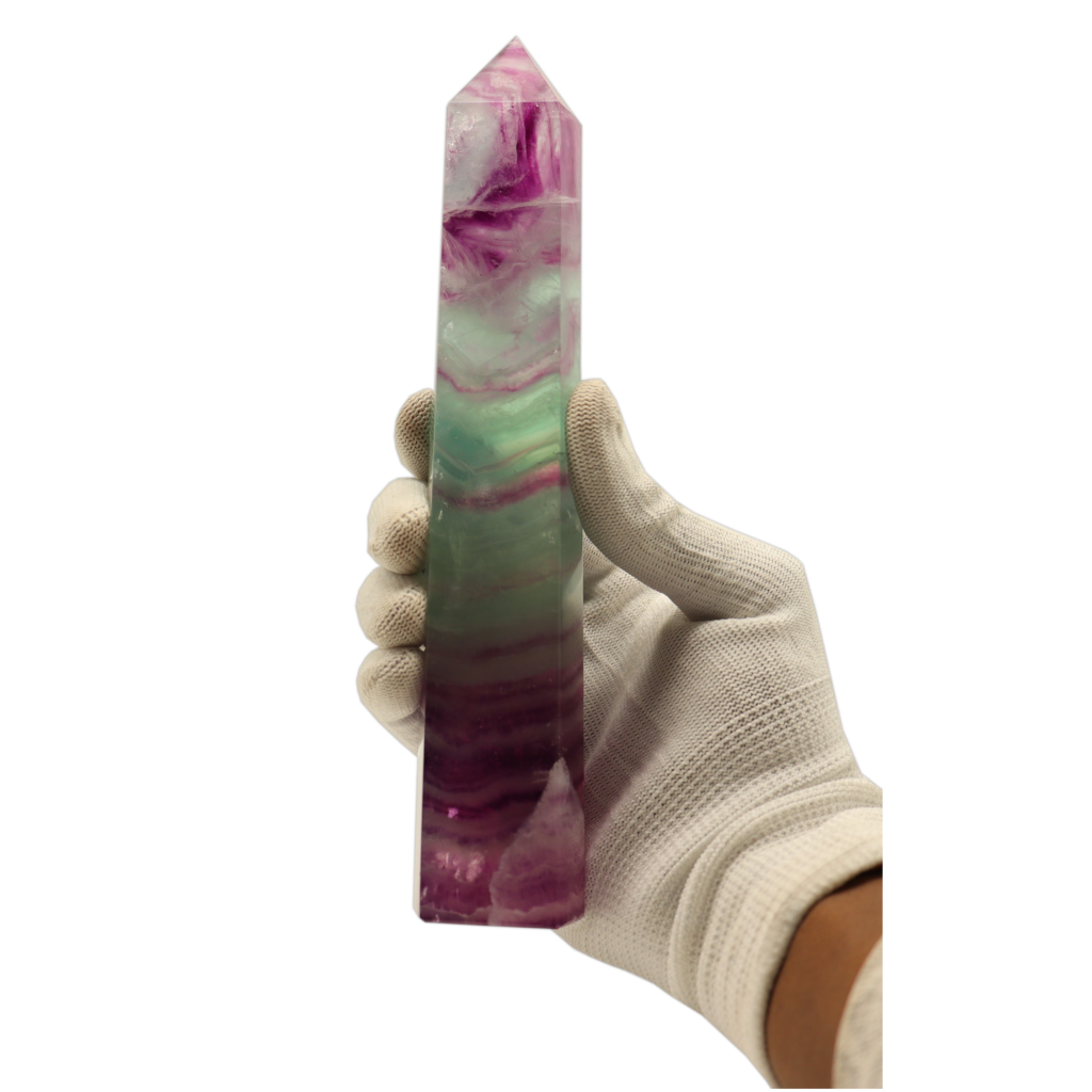 Multi Coloured Flourite Tower