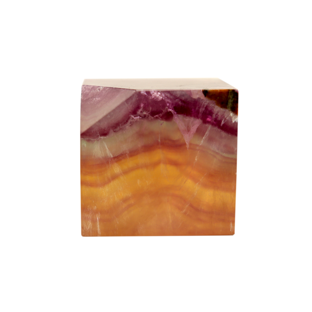 Multi Coloured Flourite Cubes