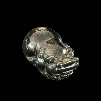 Obsidian Carving Hippo
