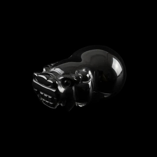 Obsidian Carving Hippo