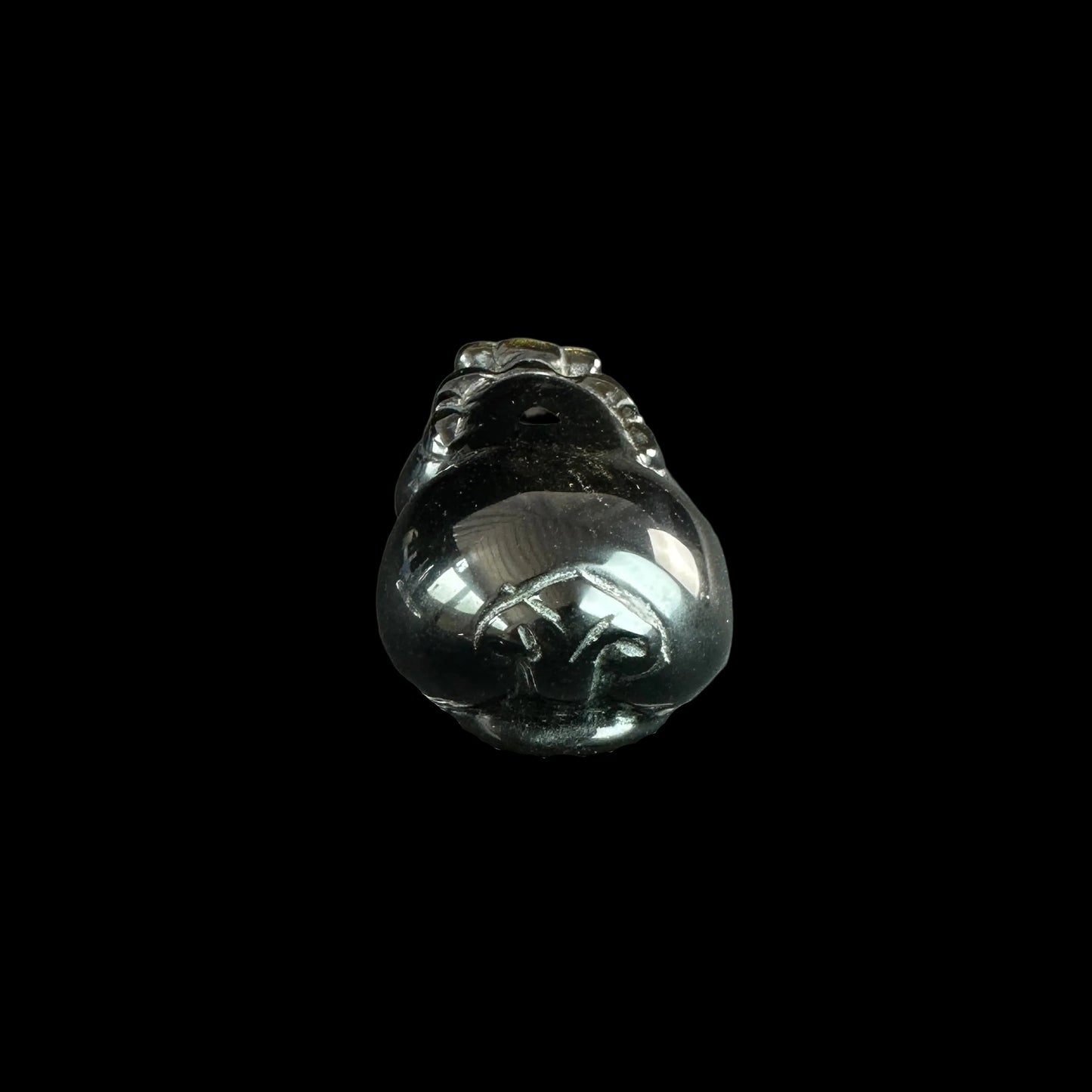 Obsidian Carving Hippo