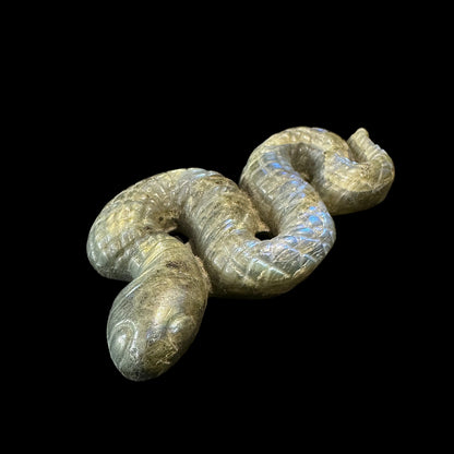 Labradorite Snake Carving