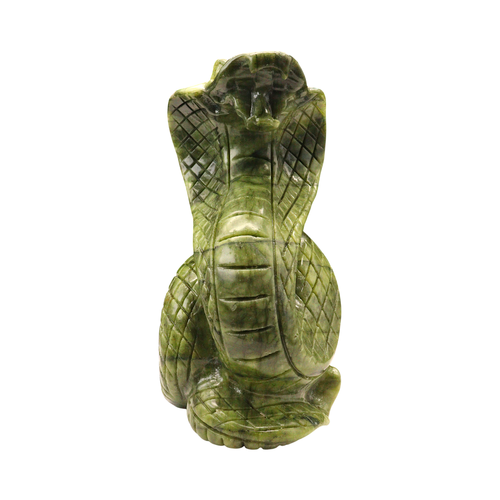 Serpentine Carved Snake – King Cobra