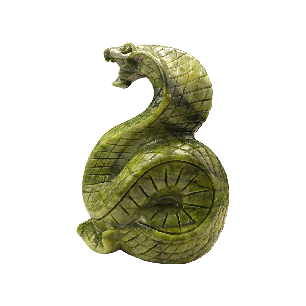 Serpentine Carved Snake – King Cobra