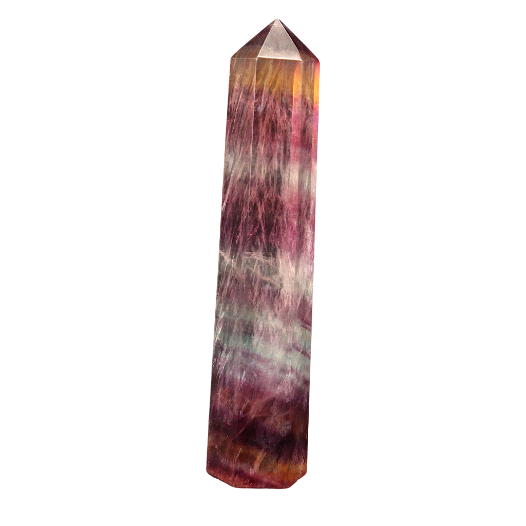 Multi Coloured Fluorite Tower