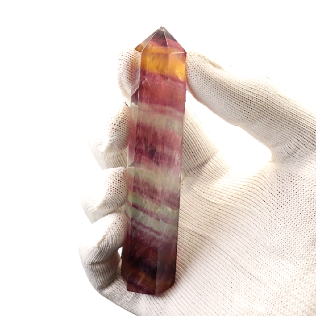 Multi Coloured Fluorite Tower