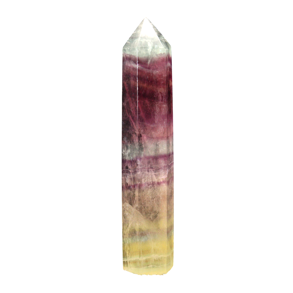 Multi Coloured Fluorite Tower