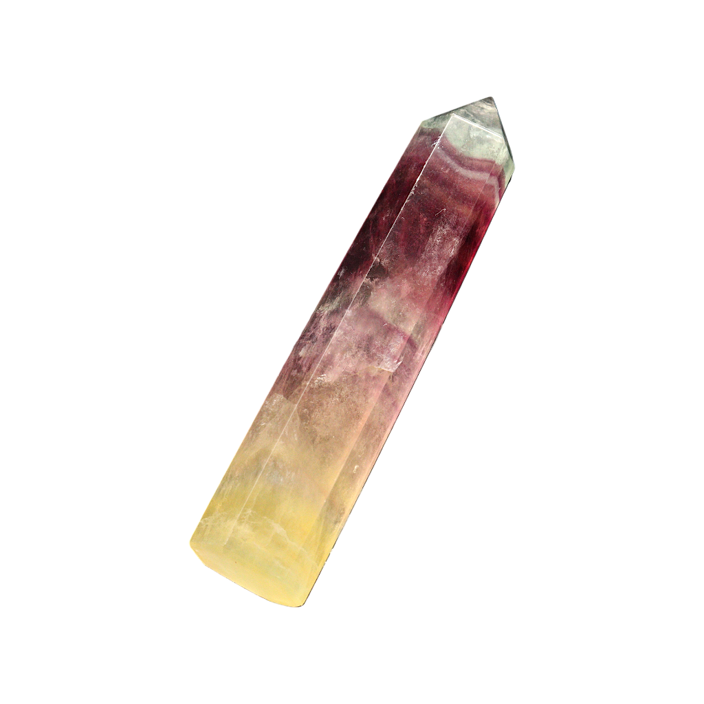 Multi Coloured Fluorite Tower