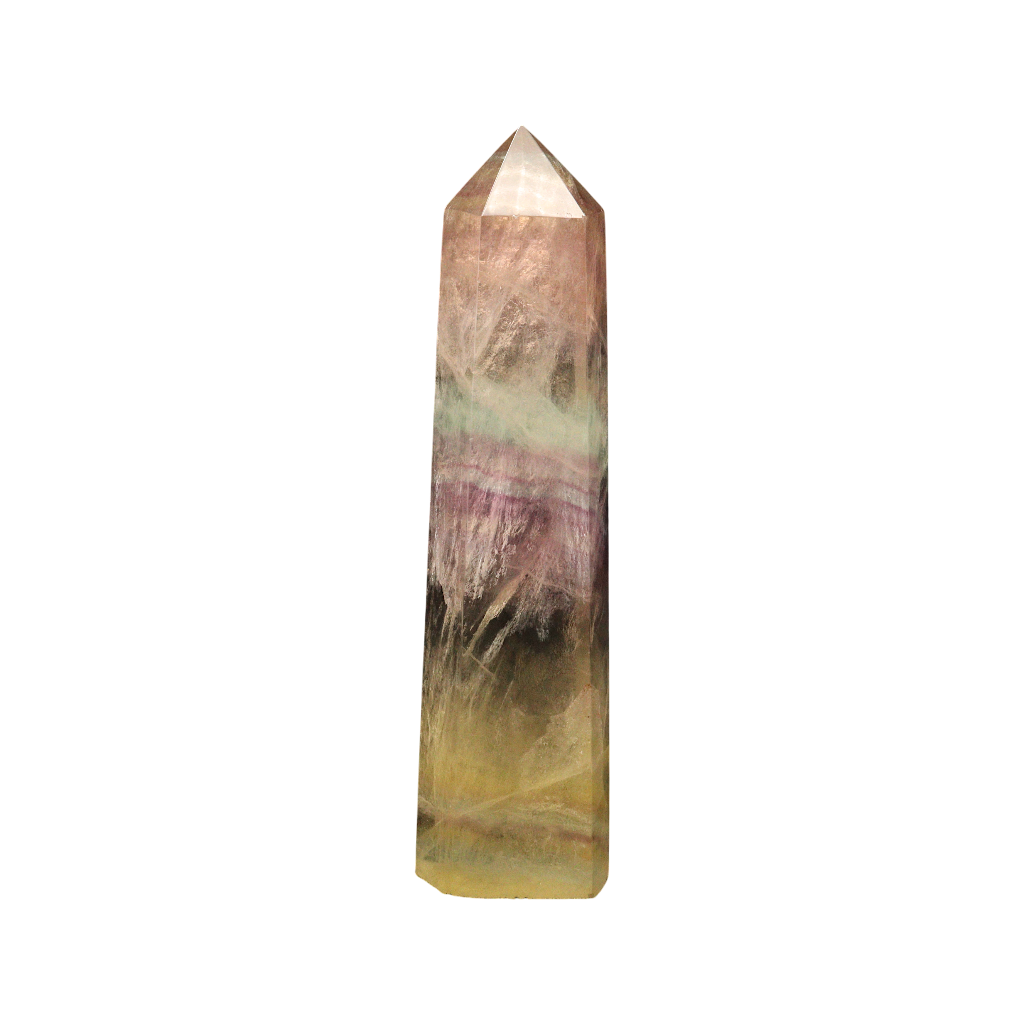 Multi Coloured Fluorite Tower