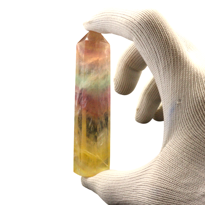 Multi Coloured Fluorite Tower