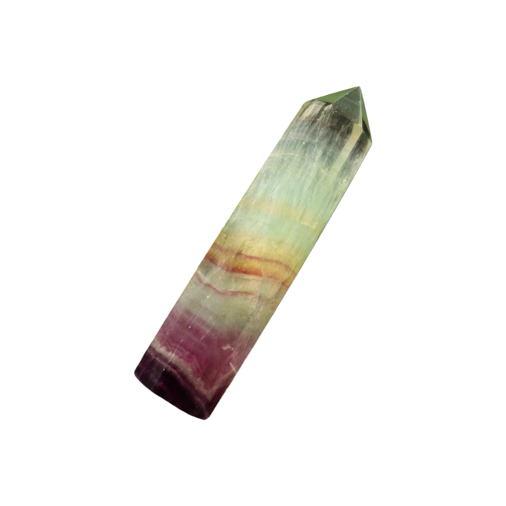 Multi Coloured Fluorite Tower