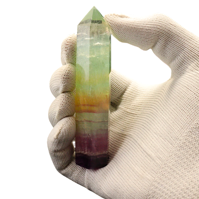 Multi Coloured Fluorite Tower