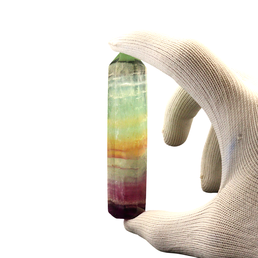Multi Coloured Fluorite Tower
