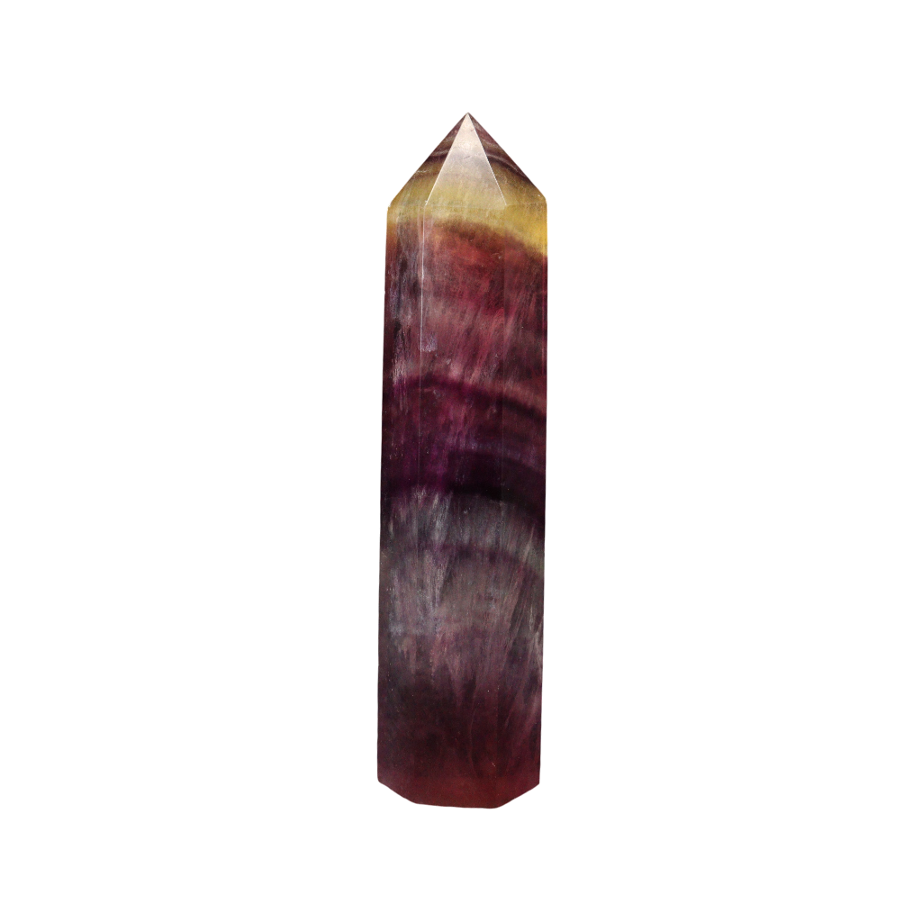 Multi Coloured Fluorite Tower