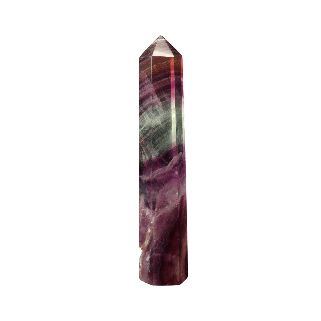 Multi Coloured Fluorite Tower