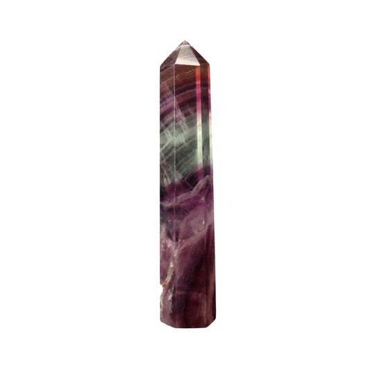 Multi Coloured Fluorite Tower