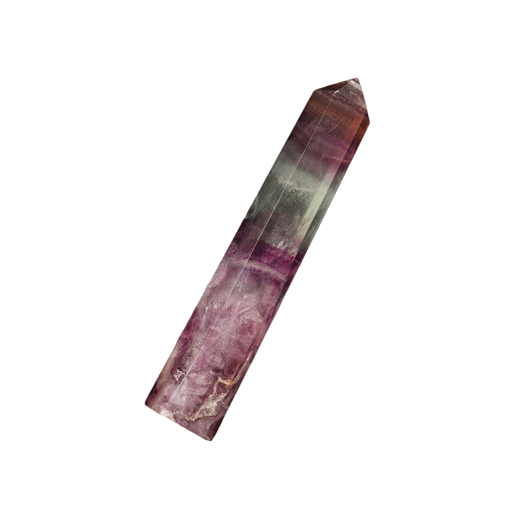 Multi Coloured Fluorite Tower