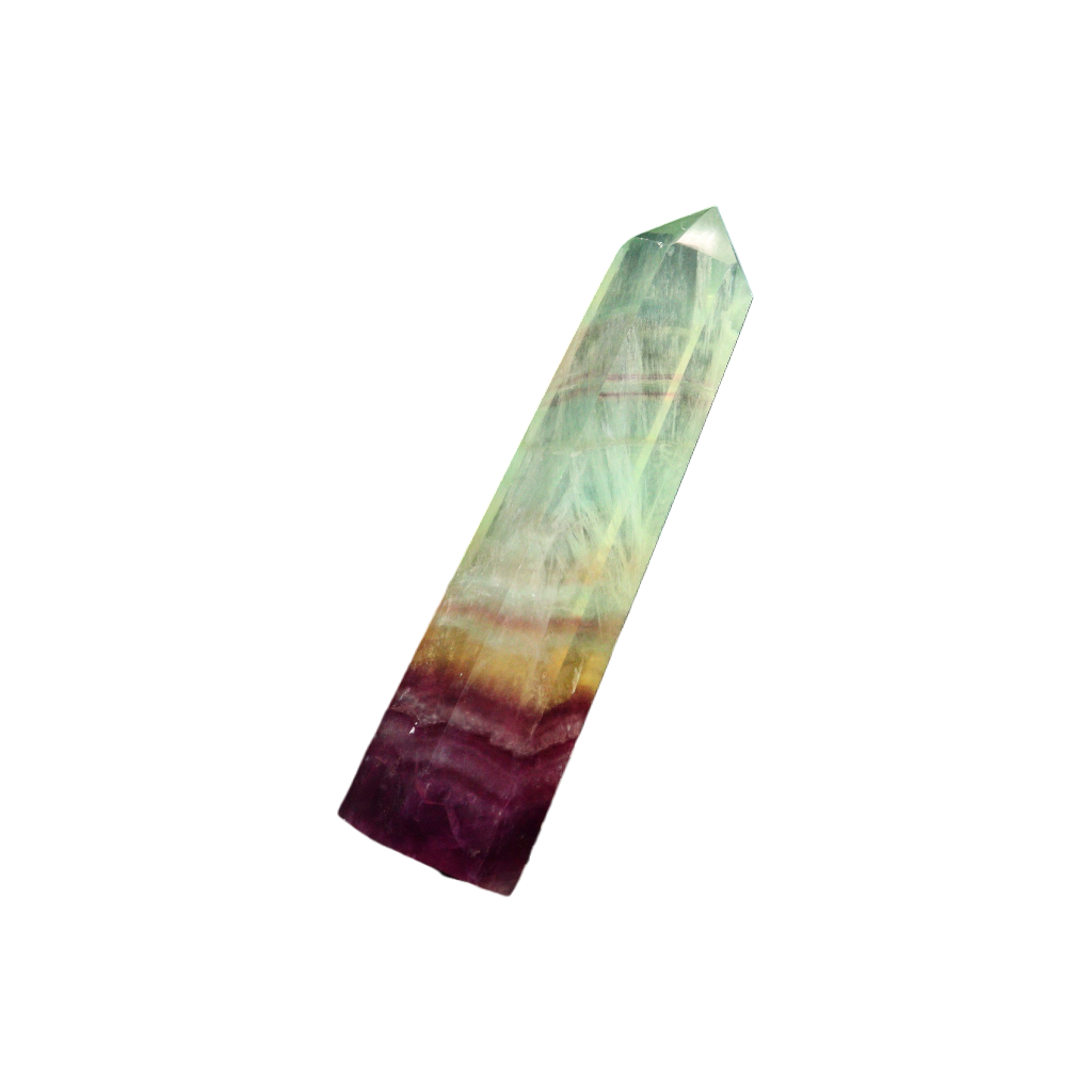 Multi Coloured Fluorite Tower