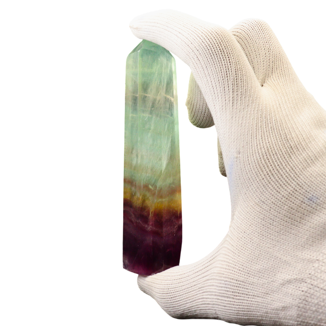 Multi Coloured Fluorite Tower
