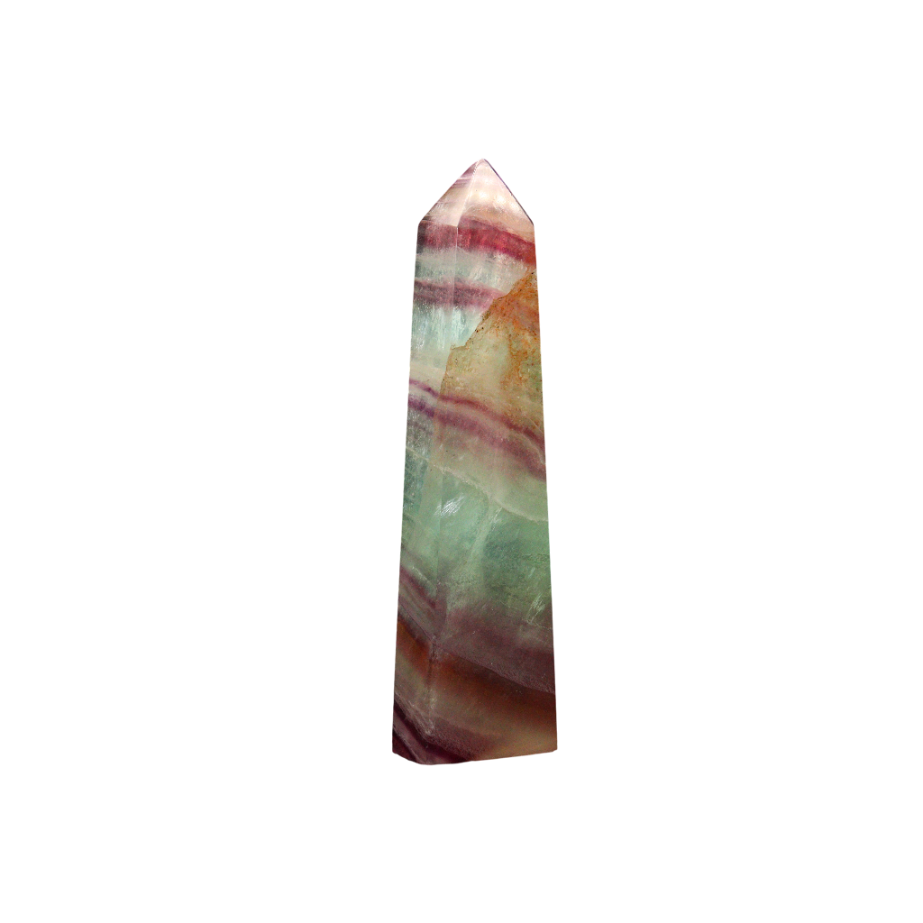 Multi Coloured Fluorite Tower
