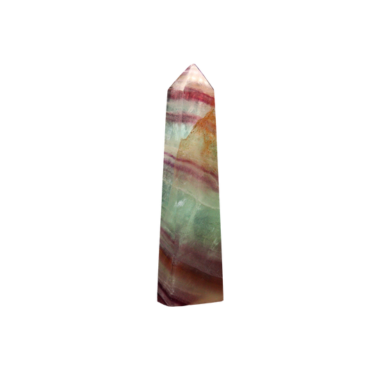 Multi Coloured Fluorite Tower