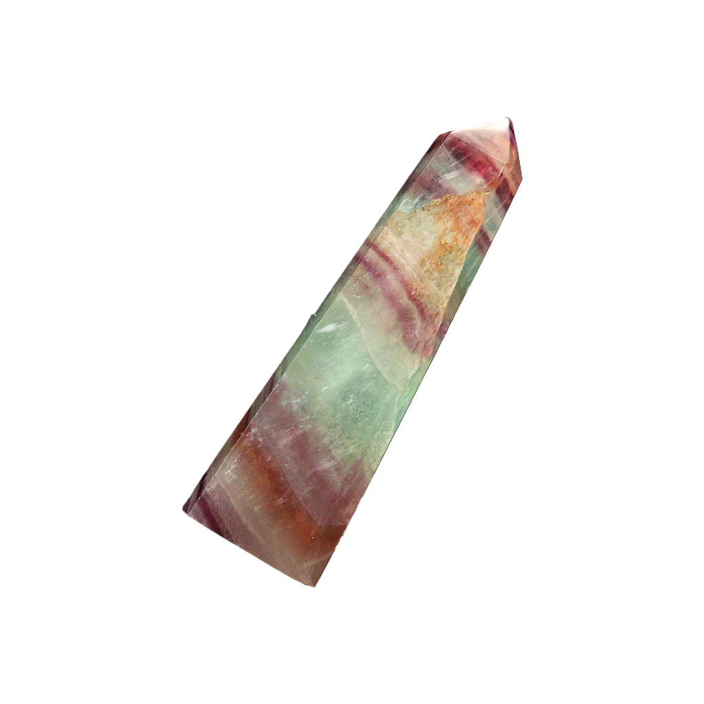 Multi Coloured Fluorite Tower